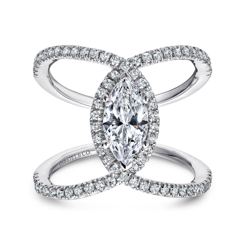 Platinum Marquise Halo Diamond Engagement Ring Platinum Marquise Halo Diamond Engagement Ring