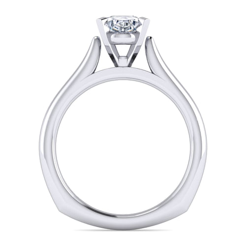 Platinum Oval Diamond Engagement Ring