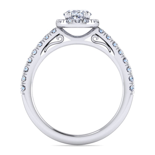 Platinum Oval Halo Diamond Engagement Ring Platinum Oval Halo Diamond Engagement Ring