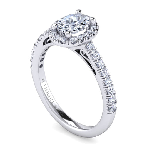 Platinum Oval Halo Diamond Engagement Ring Platinum Oval Halo Diamond Engagement Ring