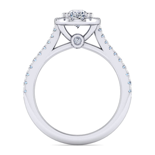 Platinum Oval Halo Diamond Engagement Ring Platinum Oval Halo Diamond Engagement Ring