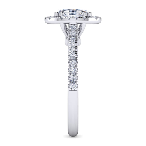 Platinum Oval Halo Diamond Engagement Ring Platinum Oval Halo Diamond Engagement Ring