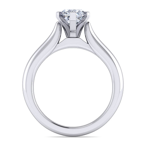 Platinum Pear Shape Diamond Engagement Ring