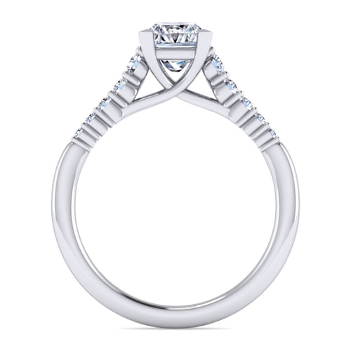 Platinum Princess Cut Diamond Engagement Ring