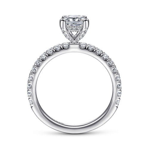 Platinum Princess Cut Diamond Engagement Ring