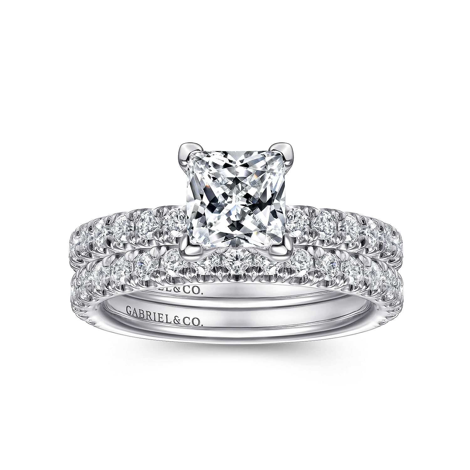 Platinum Princess Cut Diamond Engagement Ring