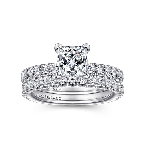 Platinum Princess Cut Diamond Engagement Ring