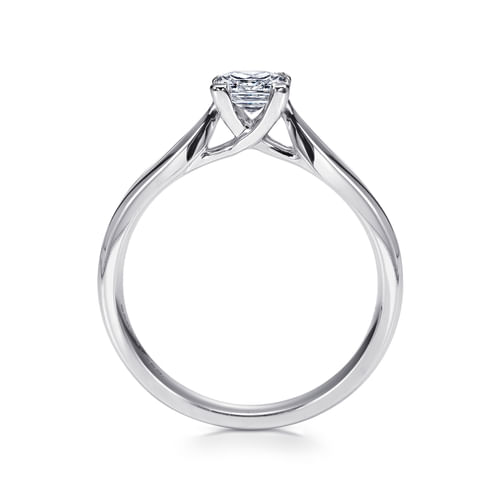 Platinum Princess Cut Diamond Engagement Ring