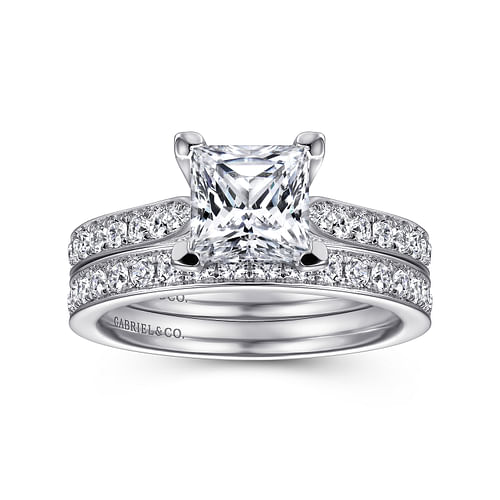 Platinum Princess Cut Diamond Engagement Ring