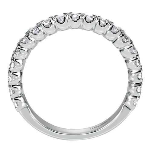 Platinum Prong Set Diamond Wedding Band