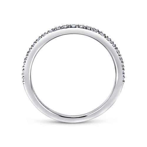 Platinum Prong Set Diamond Wedding Band
