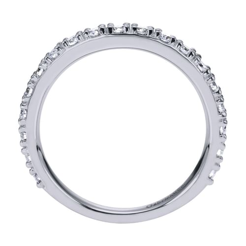 Platinum Prong Set Diamond Wedding Band