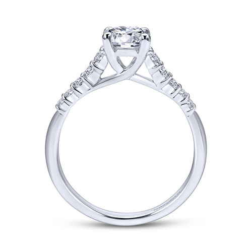 Platinum Round Diamond Engagement Ring