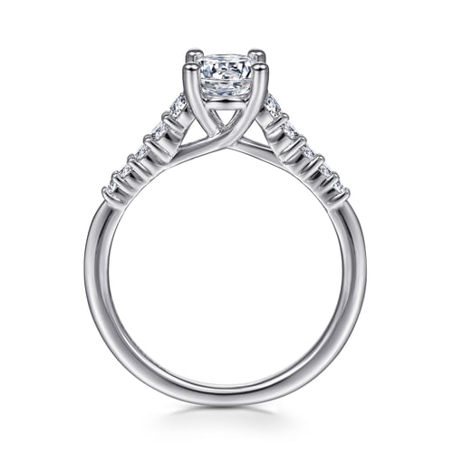 Platinum Round Diamond Engagement Ring