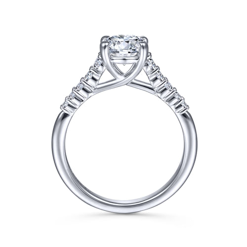 Platinum Round Diamond Engagement Ring