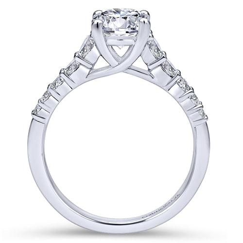 Platinum Round Diamond Engagement Ring