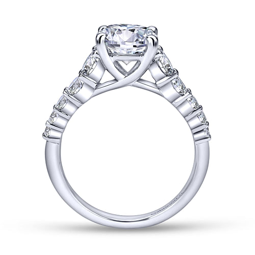 Platinum Round Diamond Engagement Ring