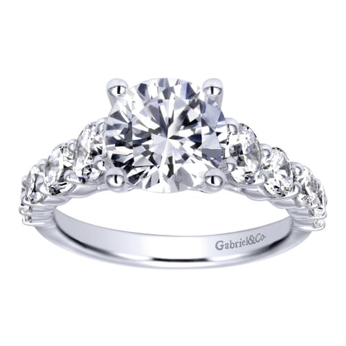 Platinum Round Diamond Engagement Ring Platinum Round Diamond Engagement Ring