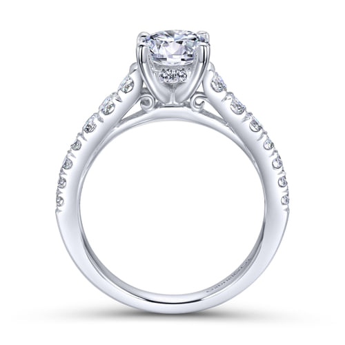 Platinum Round Diamond Engagement Ring