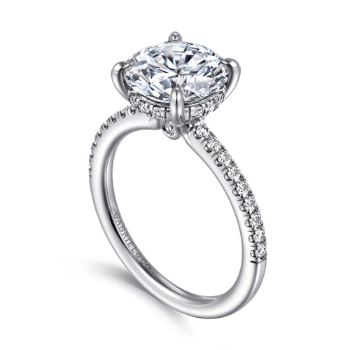 Platinum Round Diamond Engagement Ring Platinum Round Diamond Engagement Ring