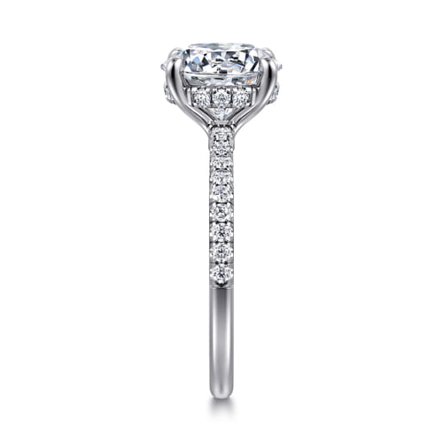 Platinum Round Diamond Engagement Ring Platinum Round Diamond Engagement Ring