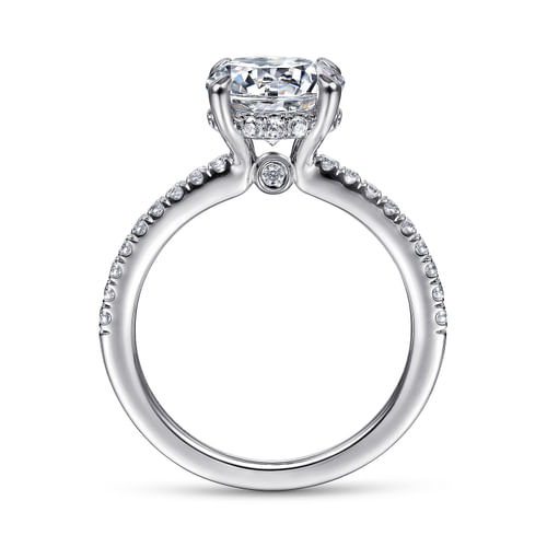 Platinum Round Diamond Engagement Ring
