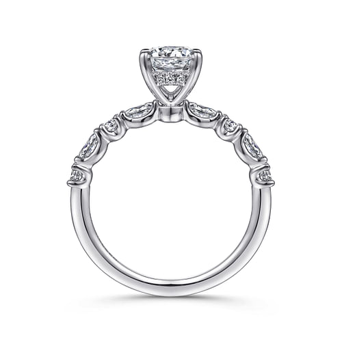 Platinum Round Diamond Engagement Ring