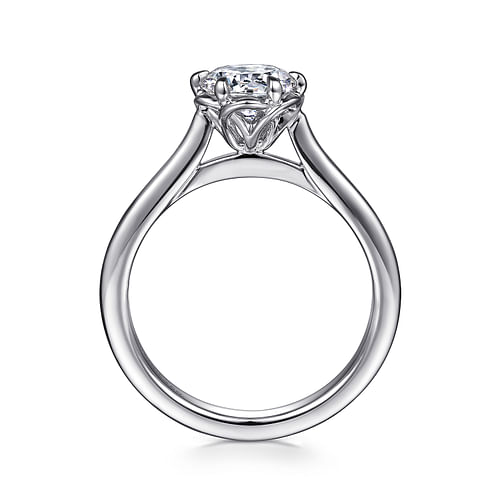 Platinum Round Diamond Engagement Ring