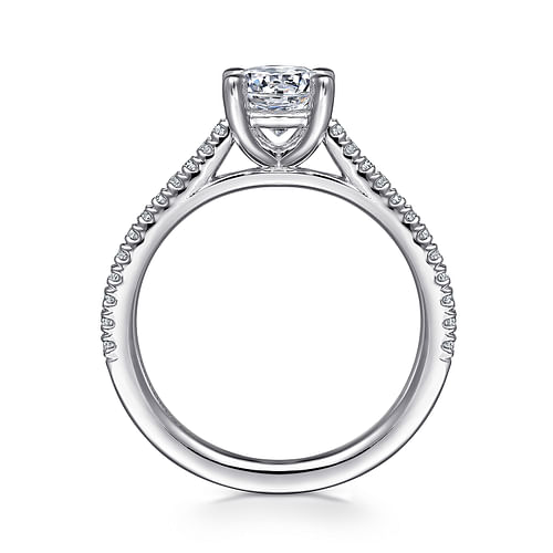 Platinum Round Diamond Engagement Ring