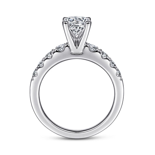 Platinum Round Diamond Engagement Ring