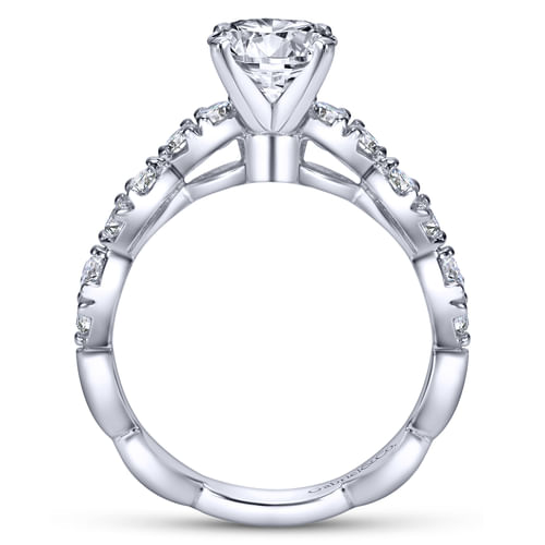 Platinum Round Diamond Engagement Ring