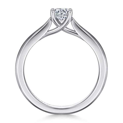 Platinum Round Diamond Engagement Ring