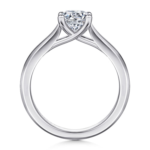 Platinum Round Diamond Engagement Ring
