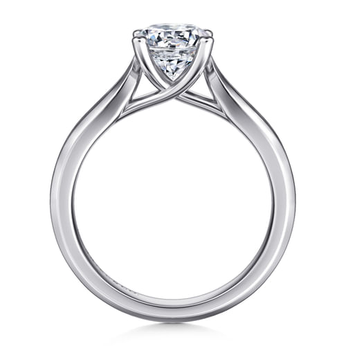Platinum Round Diamond Engagement Ring