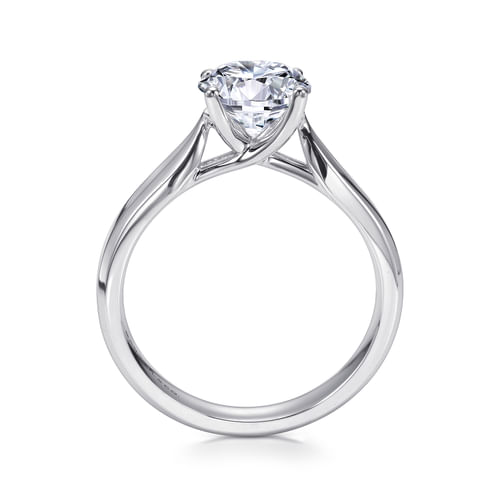 Platinum Round Diamond Engagement Ring