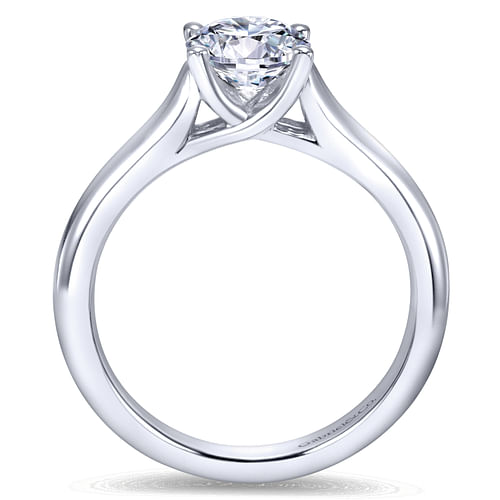 Platinum Round Diamond Engagement Ring