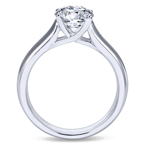 Platinum Round Diamond Engagement Ring