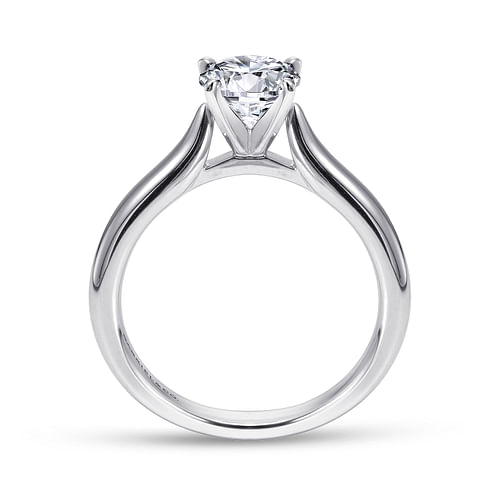 Platinum Round Diamond Engagement Ring