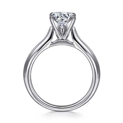 Platinum Round Diamond Engagement Ring