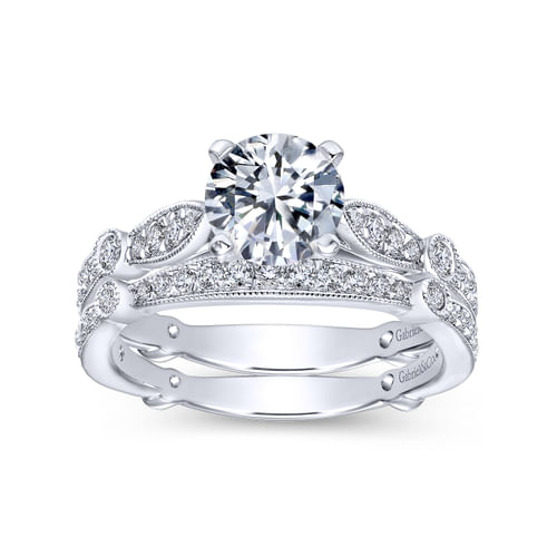 Platinum Round Diamond Engagement Ring