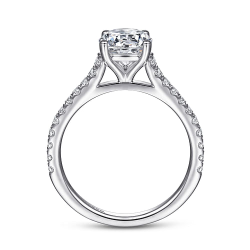 Platinum Round Diamond Engagement Ring