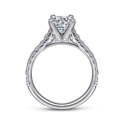 Platinum Round Diamond Engagement Ring