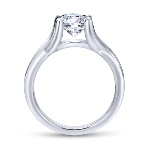 Platinum Round Diamond Engagement Ring