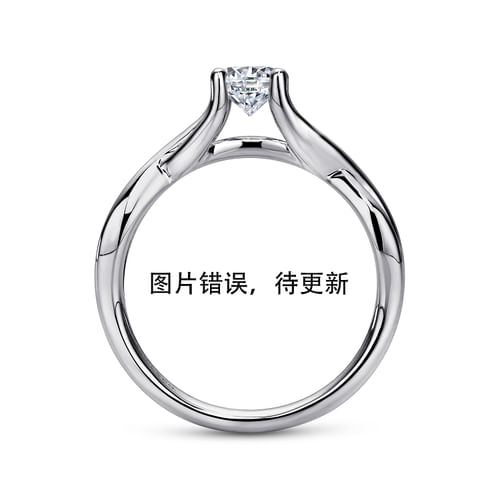 Platinum Round Diamond Engagement Ring