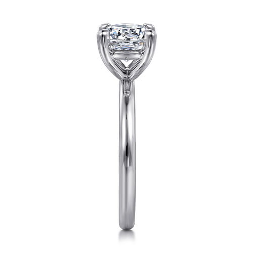 Platinum Round Solitaire Engagement Ring