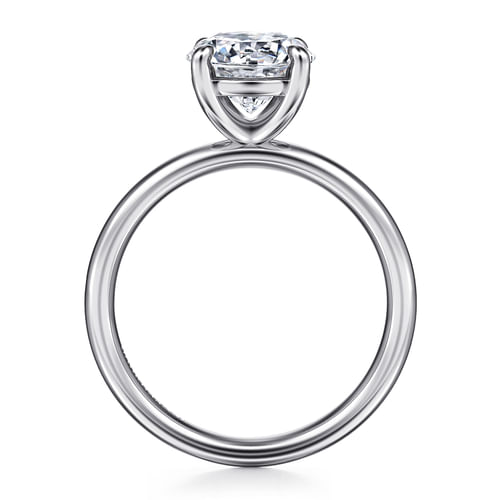 Platinum Round Solitaire Engagement Ring
