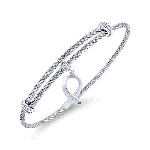 Silver/ Stainless Steel Fashion Bangle