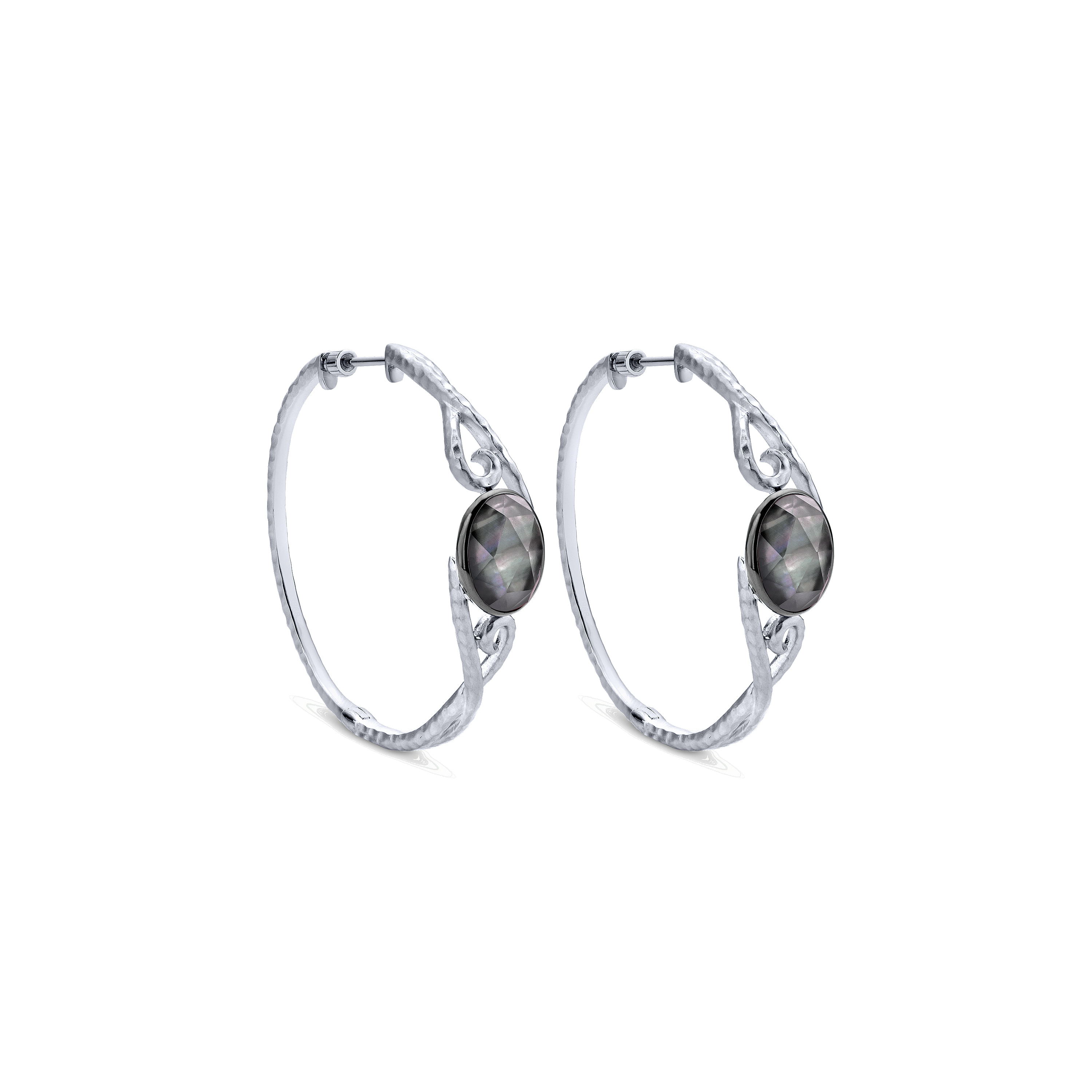 Silver 40mm Fashion Earrings