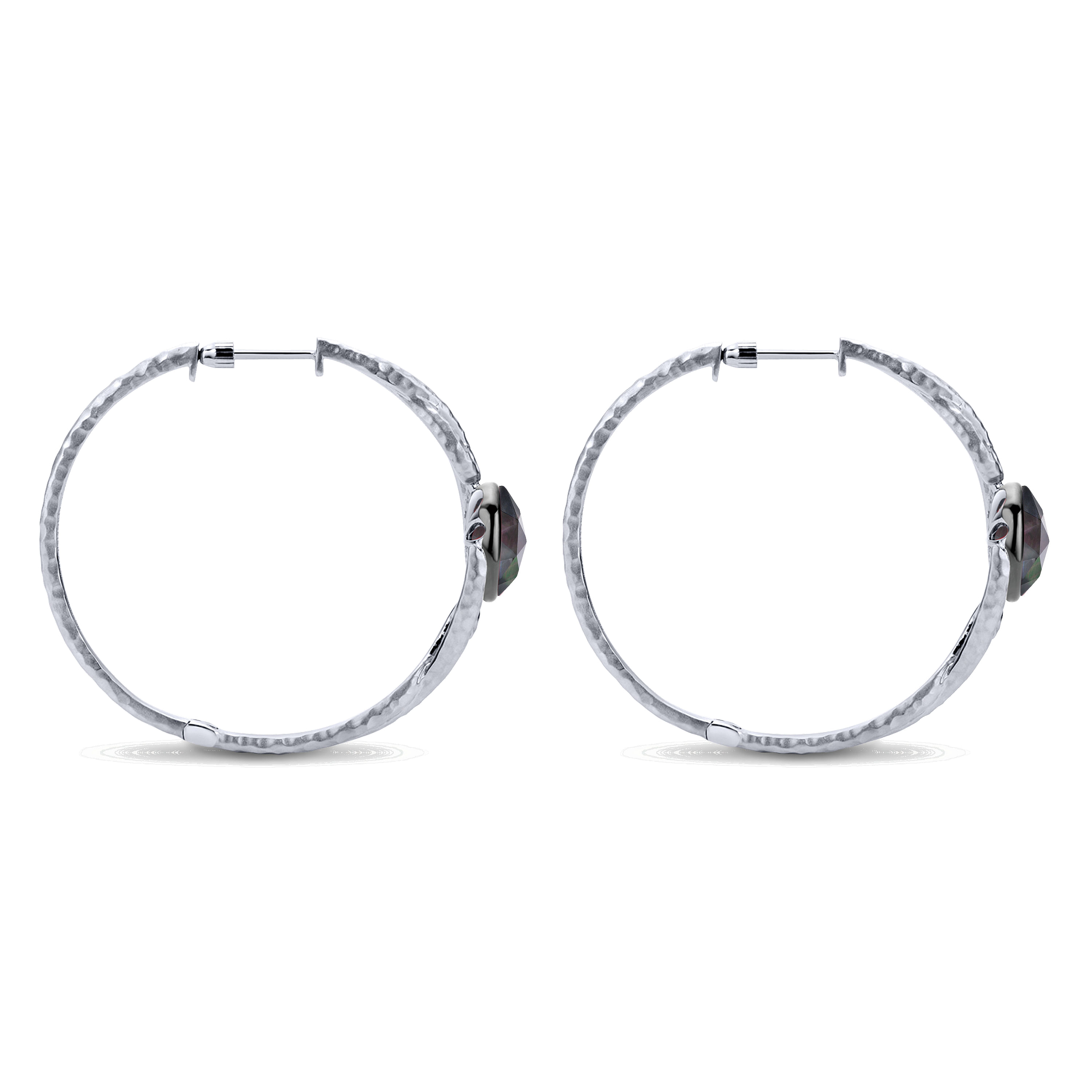 Silver 40mm Fashion Earrings