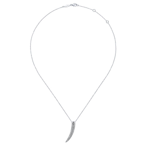 Silver Shadow Play Diamond Necklace